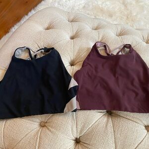 2 Athleta hyper focused bras, size small
